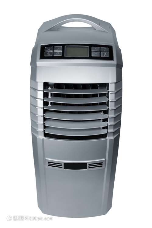 白色背景的現(xiàn)代移動空調(diào)機